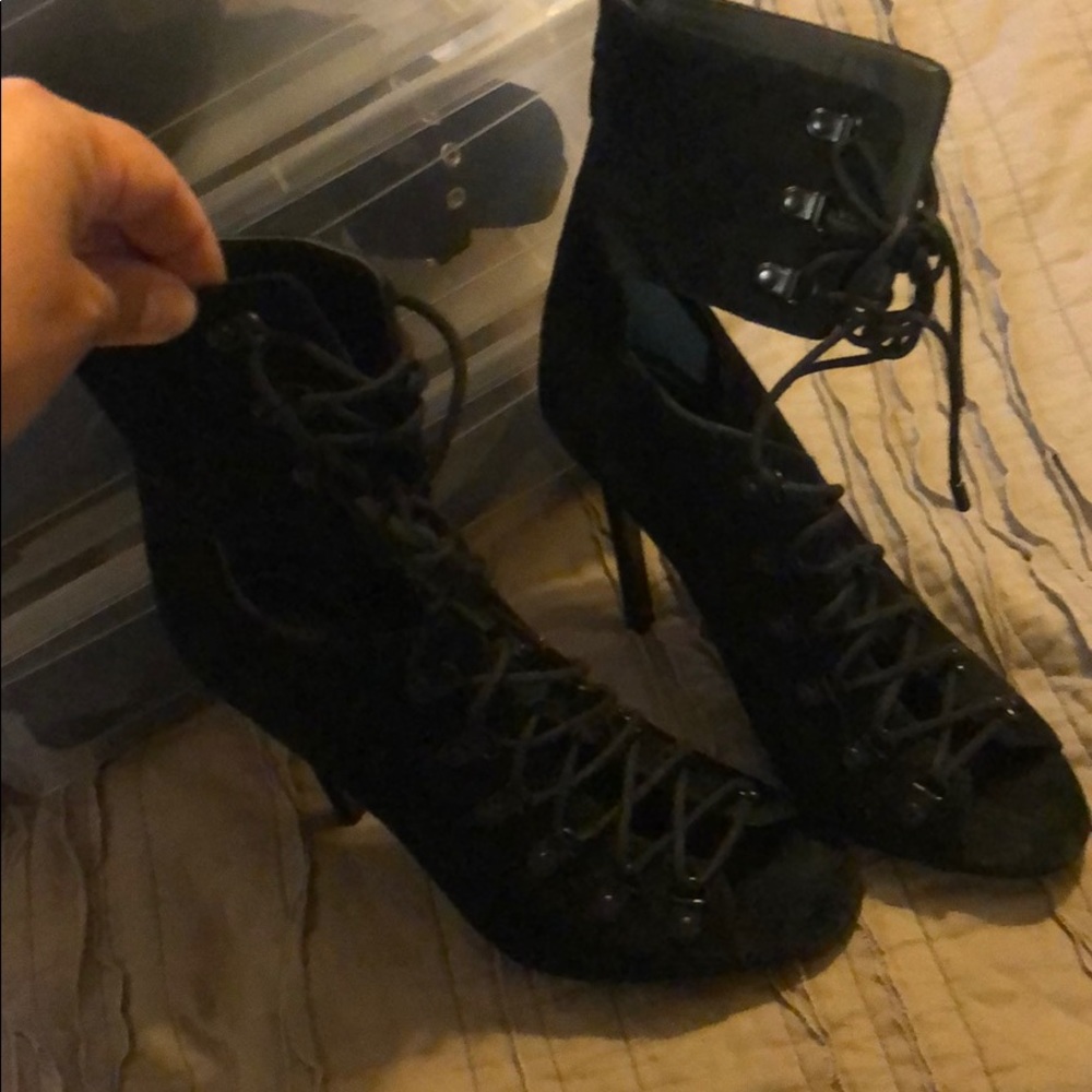 Cute black heels